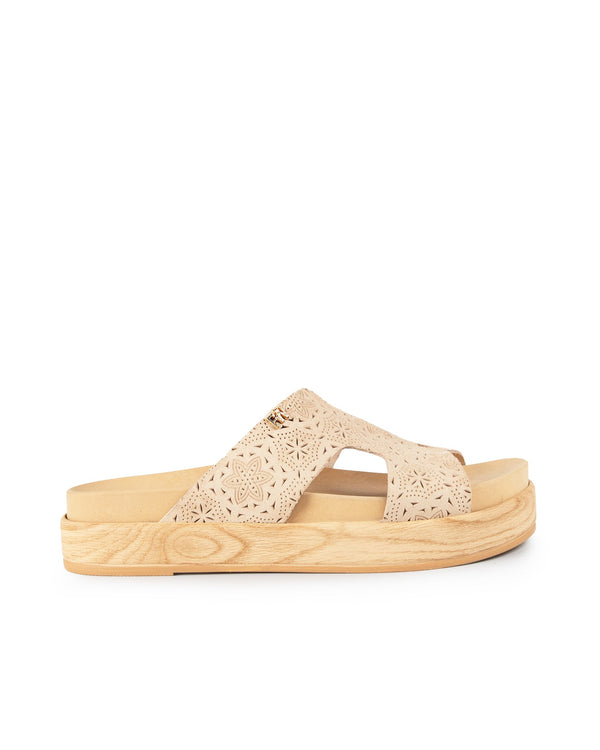 Corte: Arborius Grabado Gamuza Beige