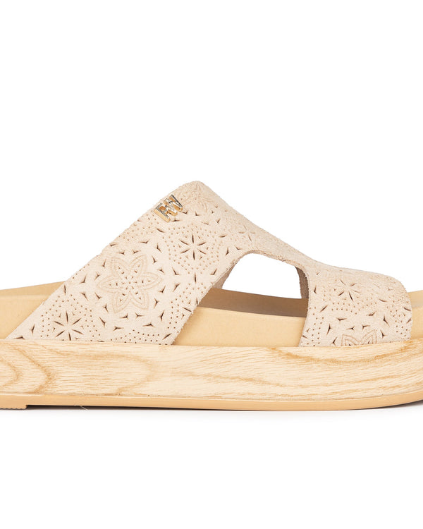 Corte: Arborius Grabado Gamuza Beige