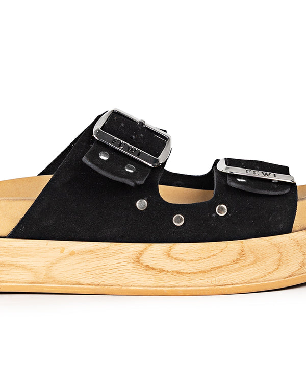 Corte: Mare Gamuza Tachas Negro