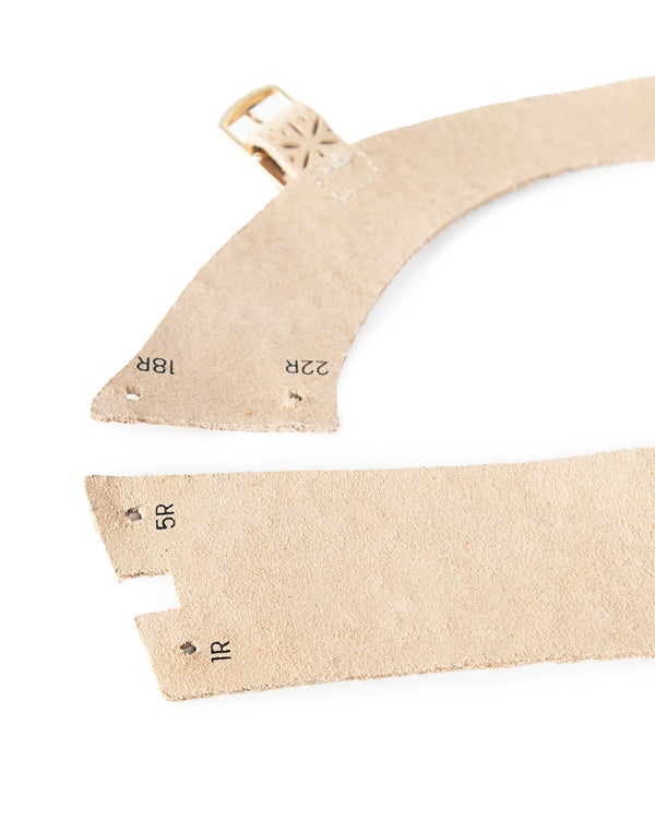 Corte: Litore Gamuza Perforada Beige