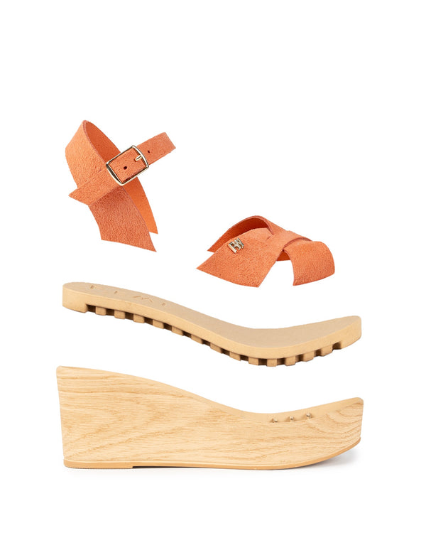 Corte: Undina Gamuza Coral