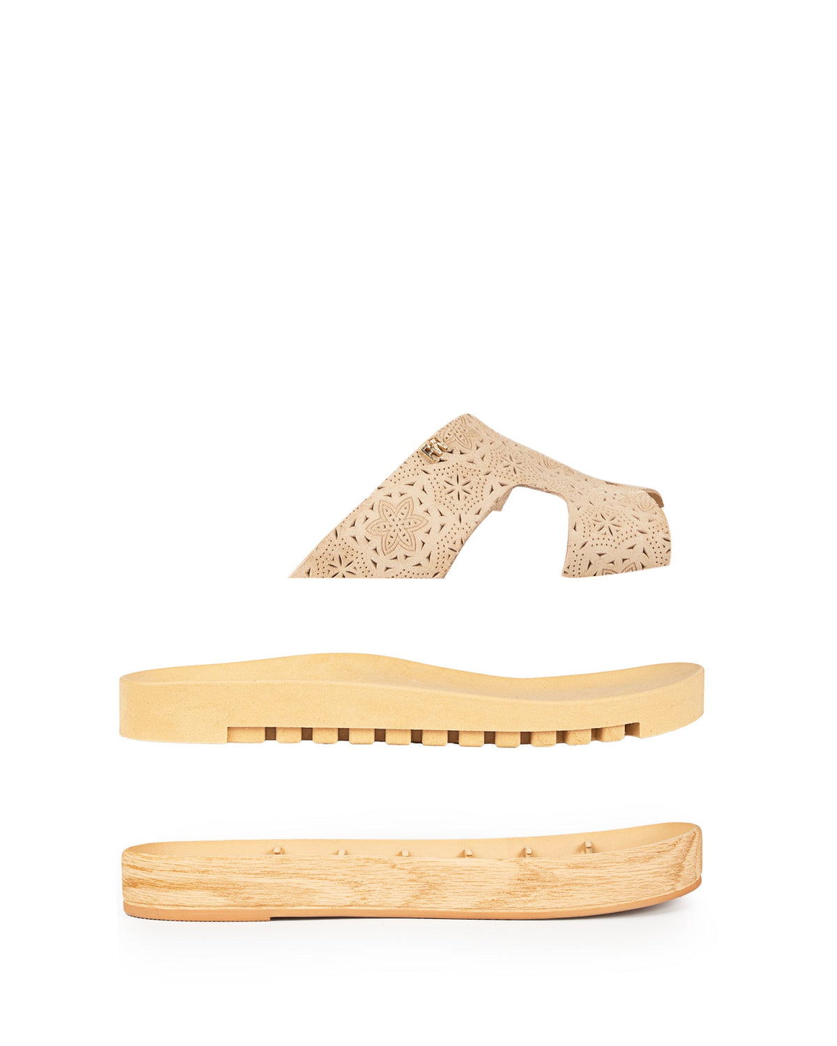 Corte: Arborius Grabado Gamuza Beige