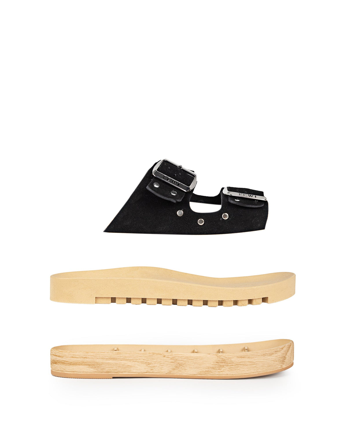 Corte: Mare Gamuza Tachas Negro