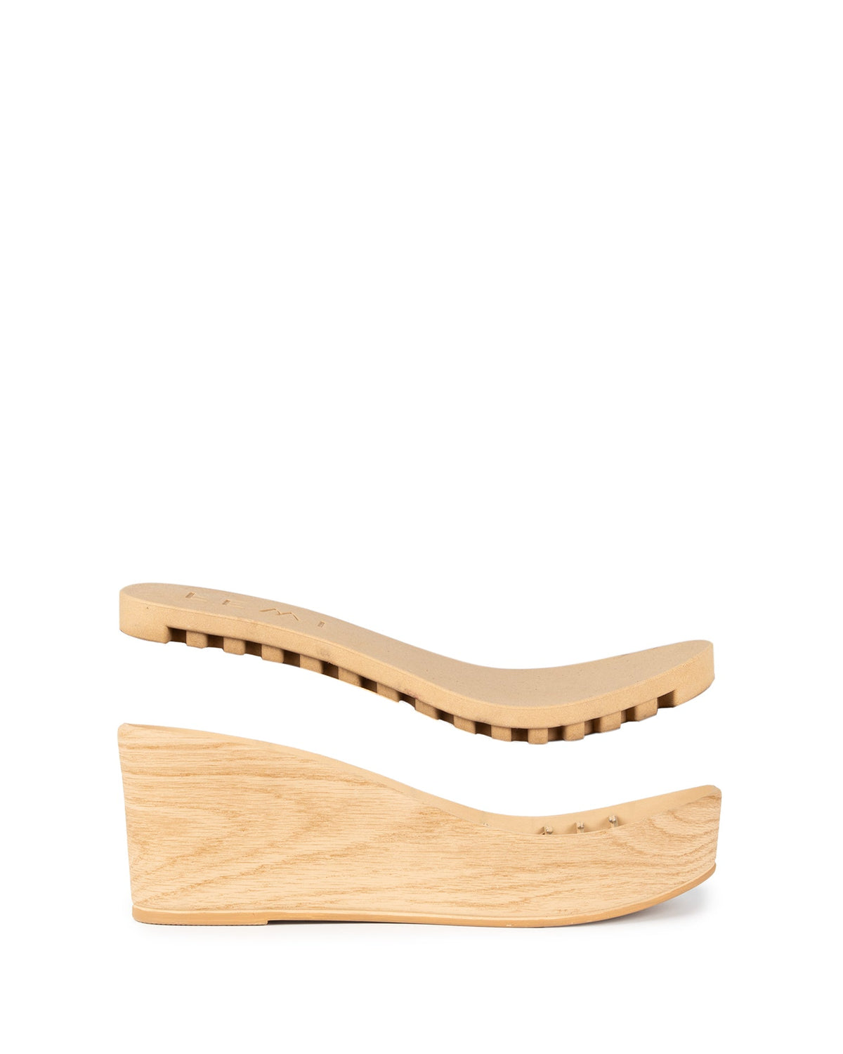 Platform Wedge Aqua Wood with Insole